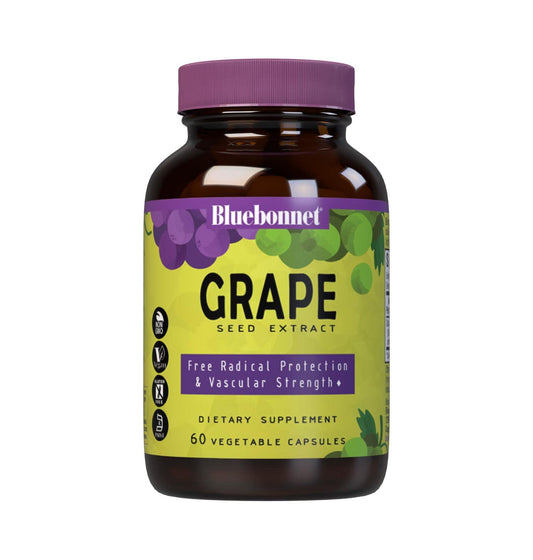 Pre-Order | Arrives in 5–10 Days – BlueBonnet Super Fruit Grape Seed Extract Supplement, 60 Count, White (743715008403)