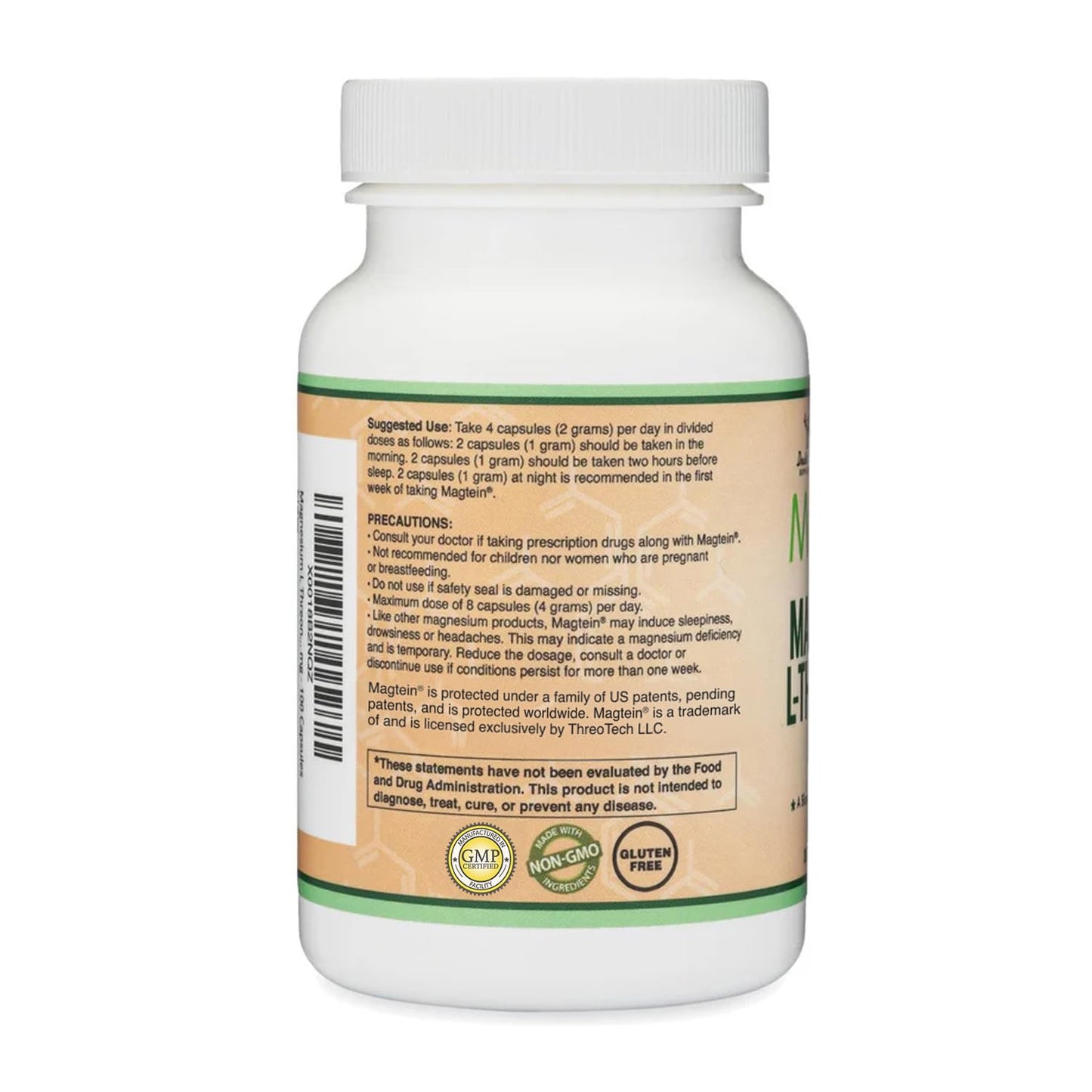 Pre-Order | Arrives in 5–10 Days – Magnesium L Threonate, Magtein™, Sleep and Cognitive Support – High Absorption – Most Bioavailable Form of Magnesium – 2,000 mg – 120 Capsules