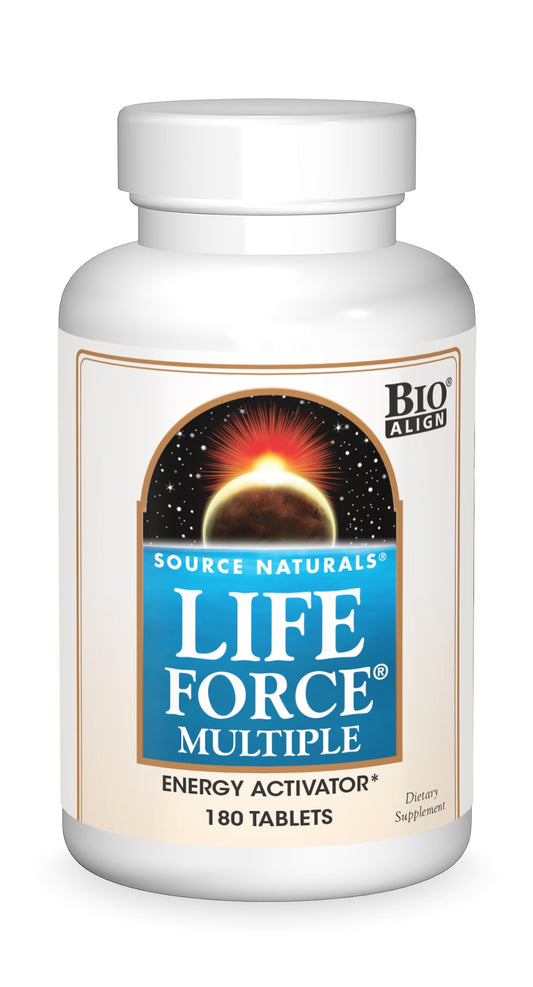 Pre-Order | Arrives in 5–10 Days – Source Naturals Life Force Multiple, Energy Activator* - 180 Tablets