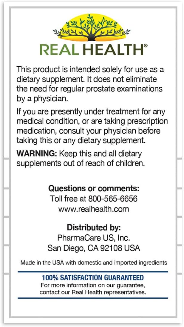 Real Health Prostate Complete, 30 Softgels
