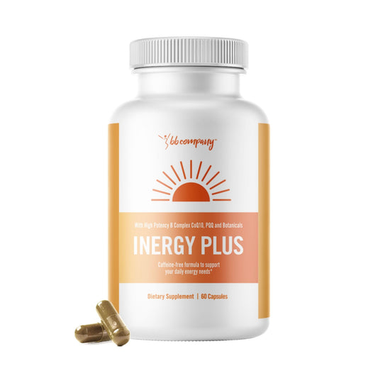 InergyPLUS | Energy Vitamins for Women, Fatigue, Natural Energy Supplements for Focus | Vitamin B12, Folic Acid, Rhodiola Rosea, Cordyceps, CoQ10, Caffeine Free | Packaging Vary | 60 Ct