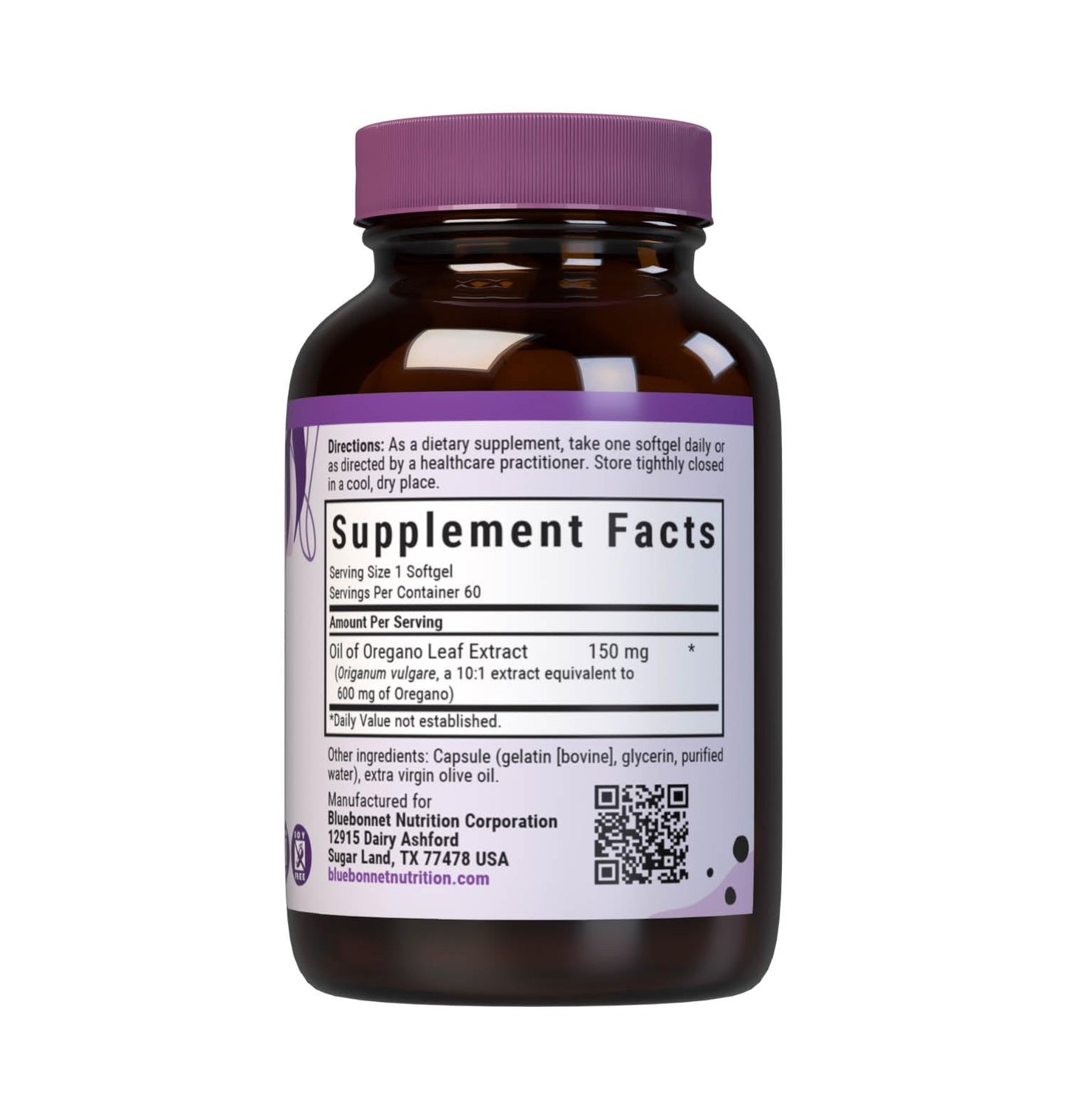 Pre-Order | Arrives in 5–10 Days – Bluebonnet Nutrition Oil of Oregano Leaf Extract, 60 Count