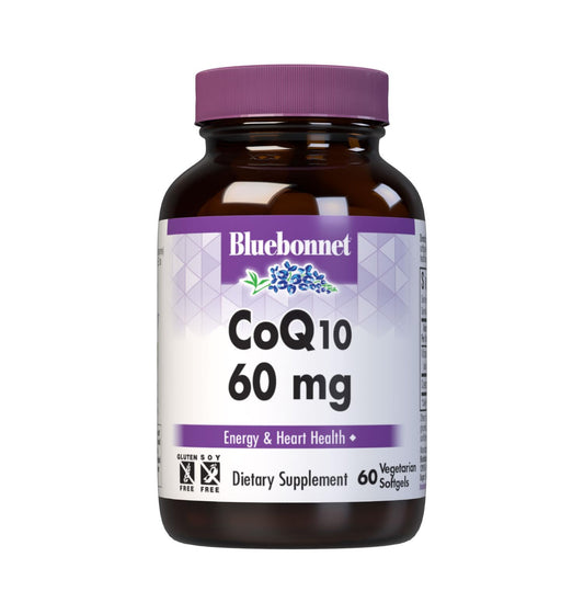 Pre-Order | Arrives in 5–10 Days – BlueBonnet CoQ-10 Vegetarian Softgels, 60 mg, 60 Count