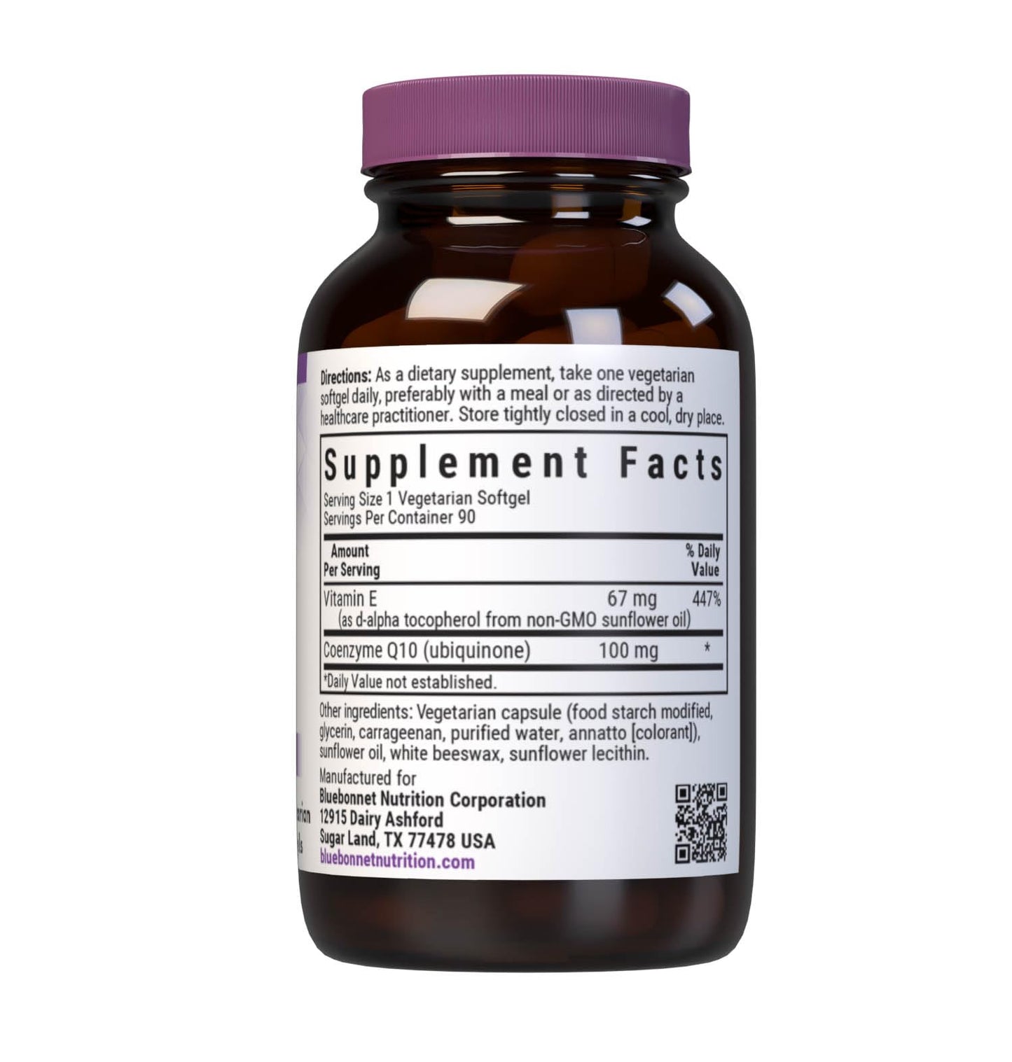 Pre-Order | Arrives in 5–10 Days – BlueBonnet CoQ-10 Vegetarian Softgels, 100 mg, 90 Count