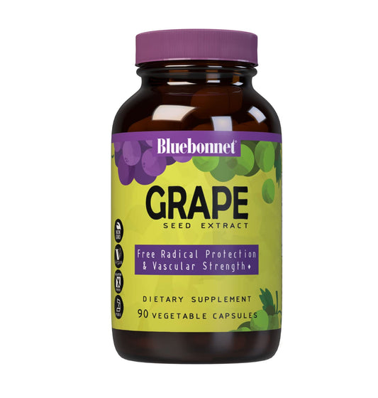 Pre-Order | Arrives in 5–10 Days – BlueBonnet Super Fruit Grape Seed Extract Supplement, 90 Count