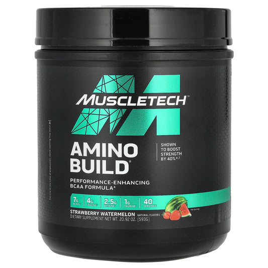 MuscleTech
Amino Build, Strawberry Watermelon, 20.92 oz (593