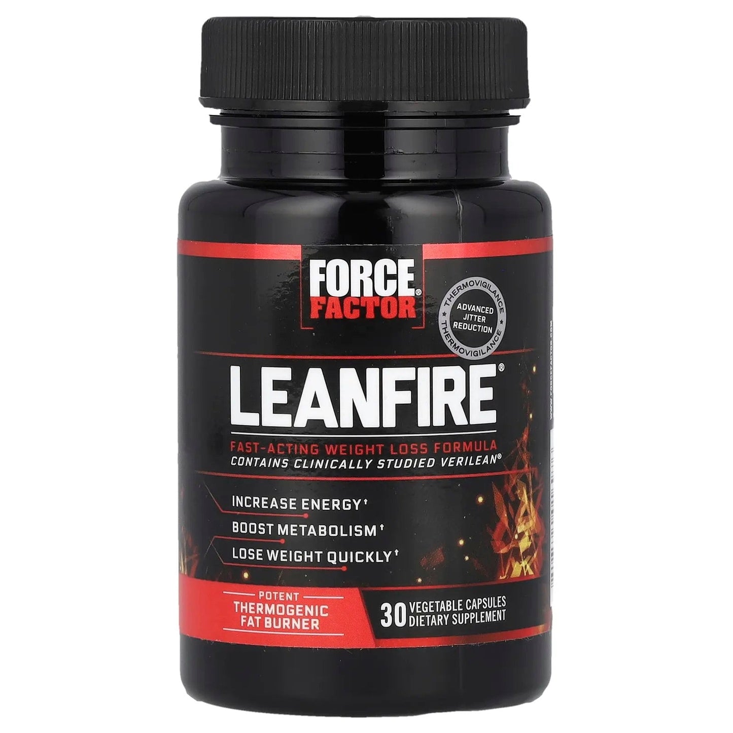 Force Factor
LeanFire®, 30 Vegetable Capsules