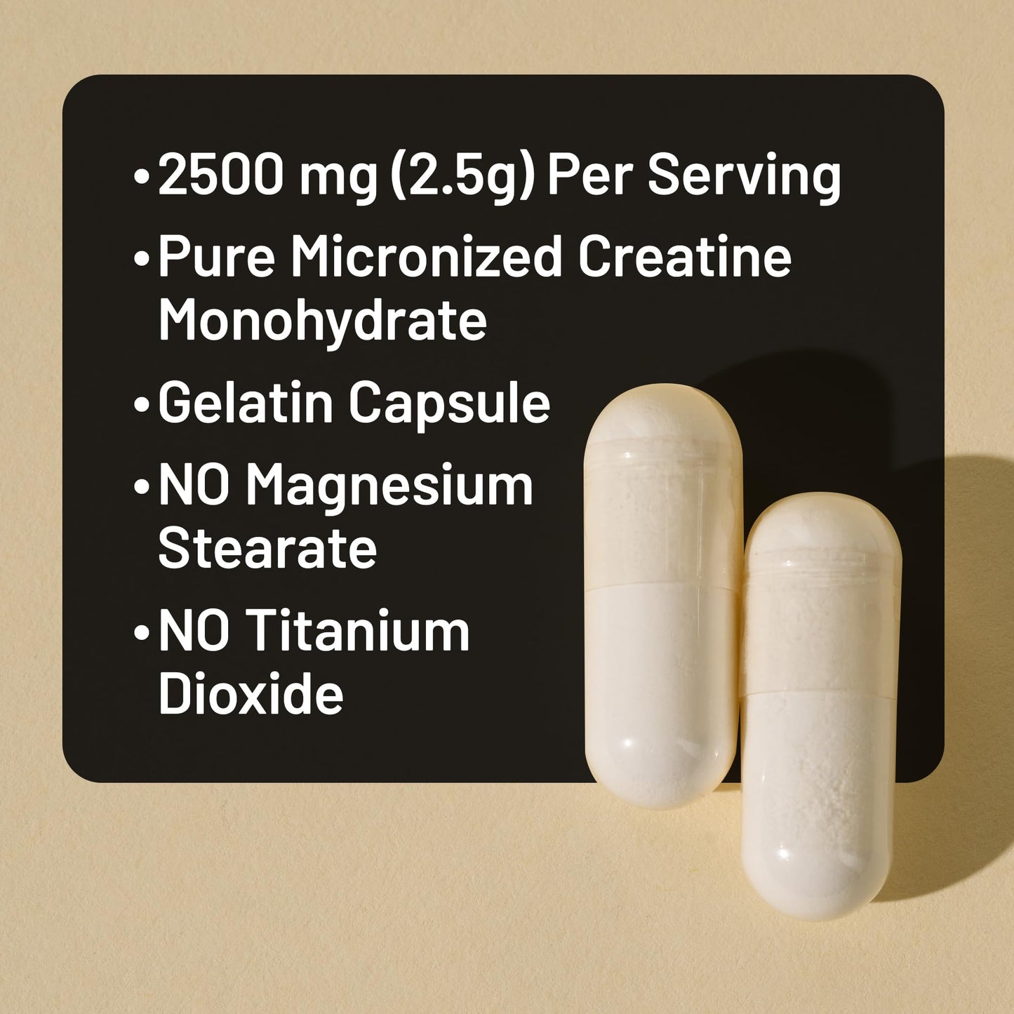 NatureWise Micronized Creatine Monohydrate Pills, 2500mg Per Serving - Creatine for Women & Men - Pure, Unflavored, Supports Lean Muscle Mass, Endurance - 60 Capsules[30-Day Supply]