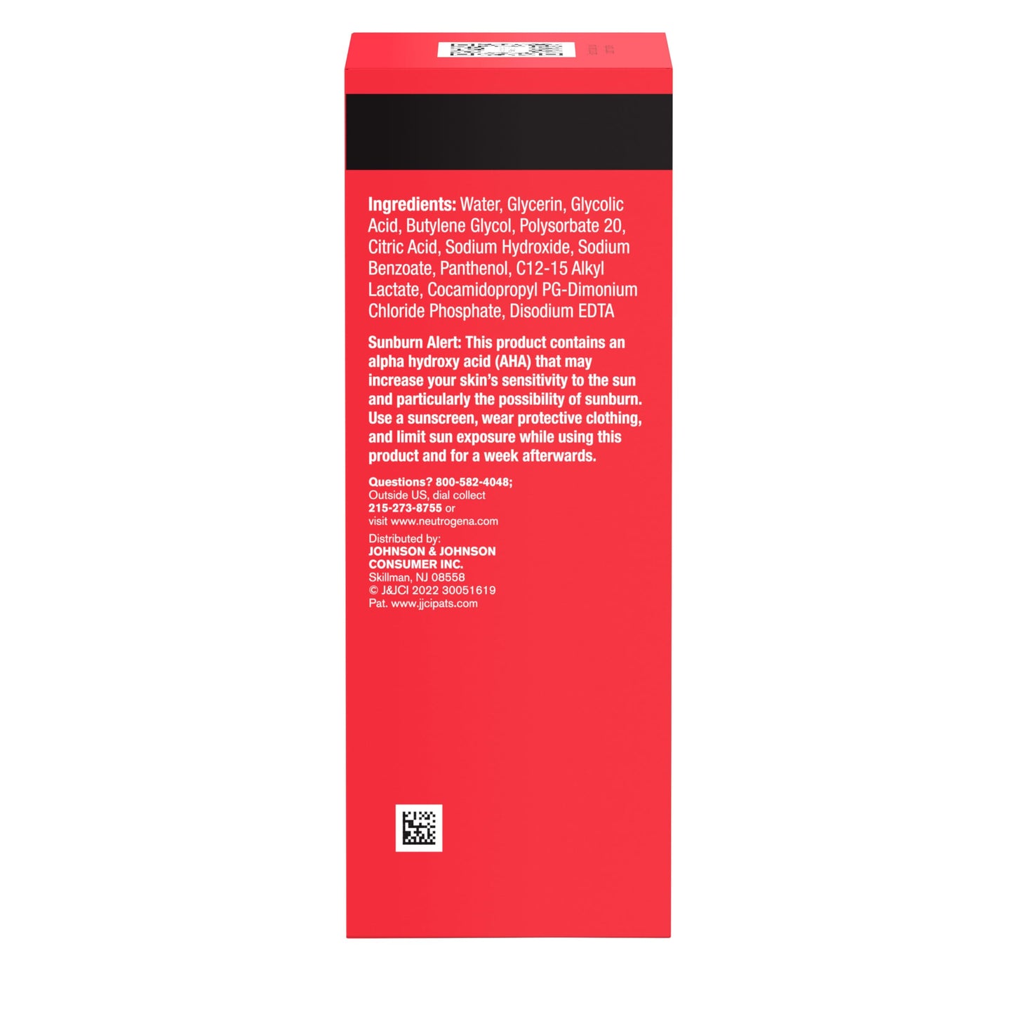Neutrogena Stubborn Texture Liquid Exfoliant with 7% AHA Blend & Pro-Vitamin B5 designed for Acne-Prone & Oily Skin, Liquid Face Exfoliator, Oil- & Fragrance-Free, 4.3 fl. oz