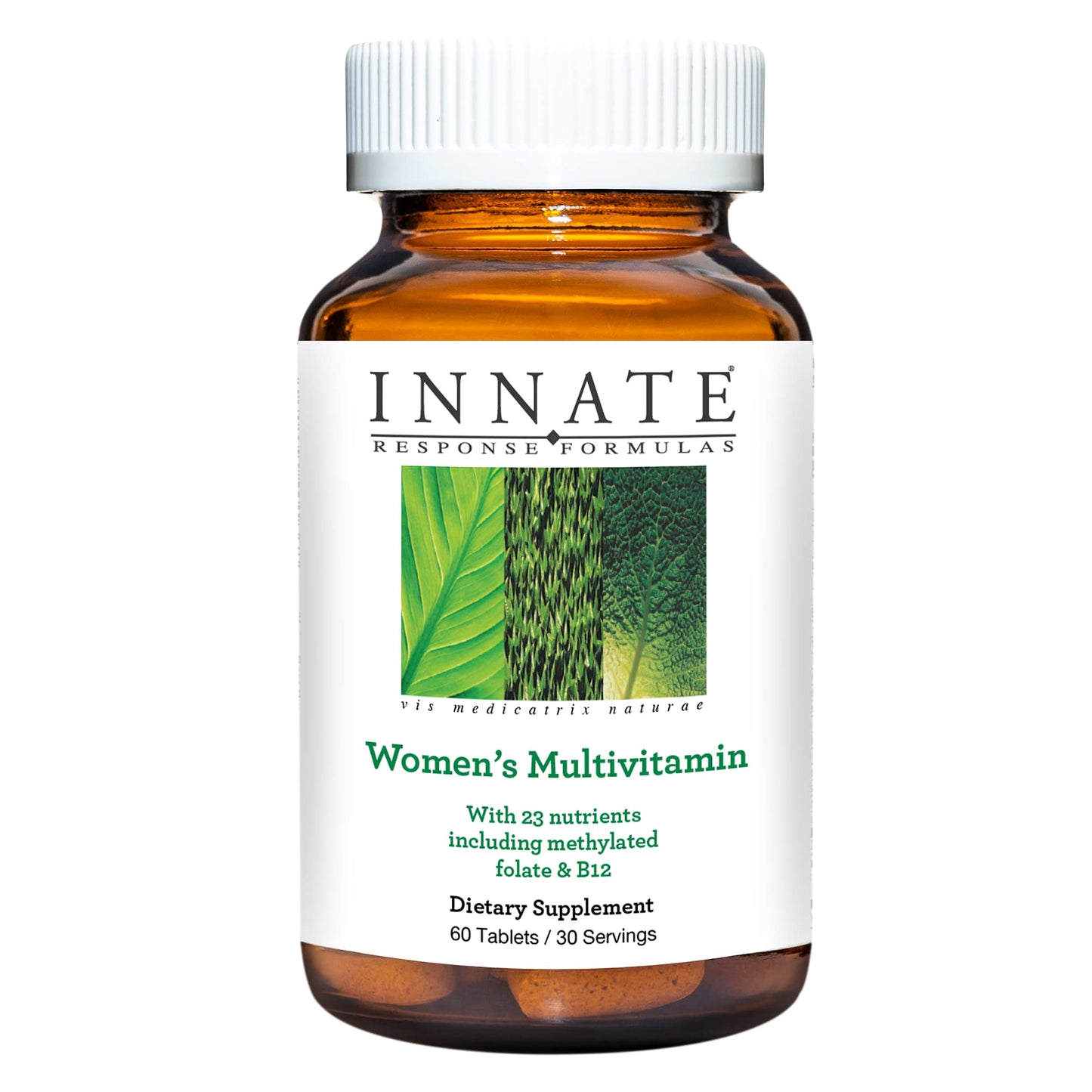 Innate Response Formulas Women’s 55+ Multivitamin - Daily Multivitamin for Women 55 and Over - Vegetarian, Non-GMO, and Gluten-Free - Made Without 9 Food Allergens - 120 Tablets (60 Servings)