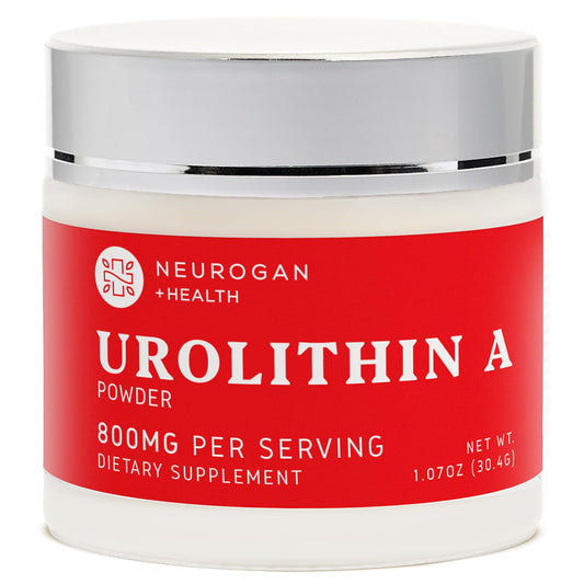 Neurogan Urolithin A Powder 800mg - Daily Wellness -Vegan, Non-GMO, Gluten-Free - 30.4g - Pure Urolithin A from Pomegranate Extract - Post Biotic Compound- No Fillers or Flavorings Health