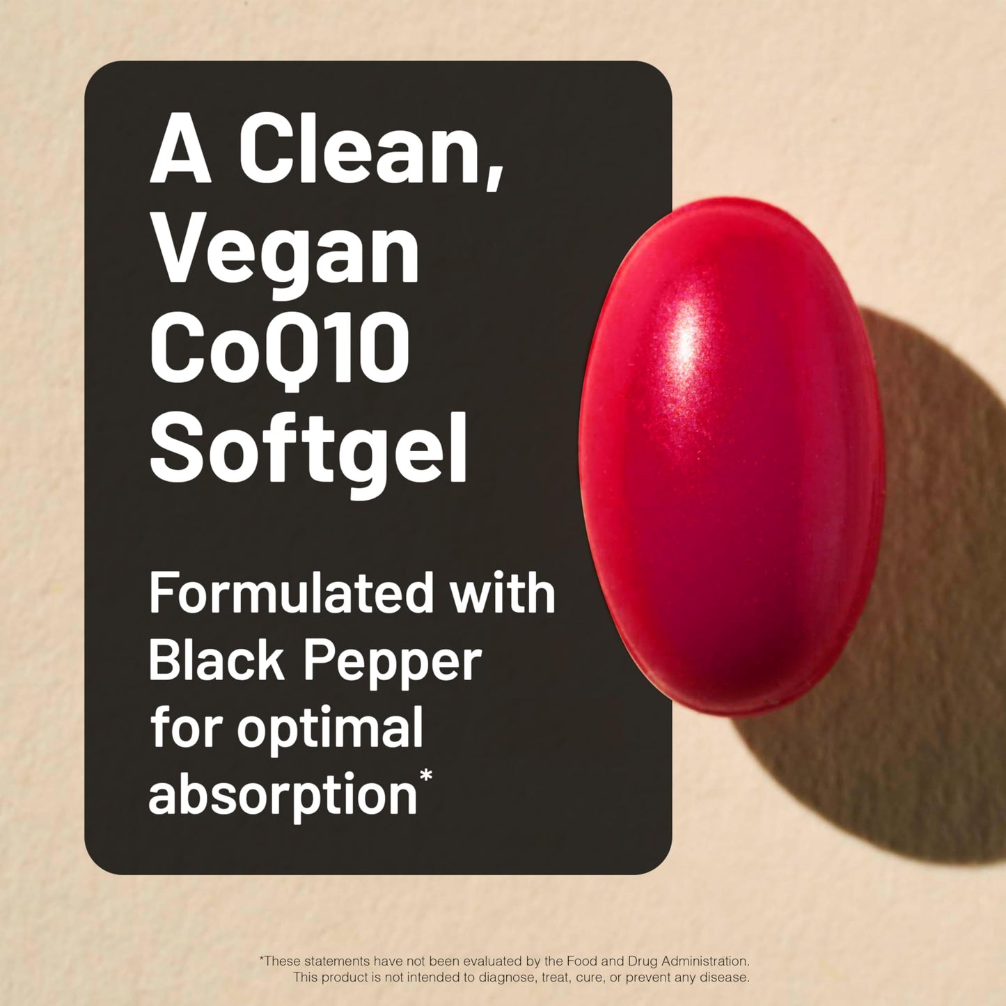 NatureWise CoQ10 100mg + Black Pepper Softgels - High Absorption Coenzyme Q10 + Black Pepper - Antioxidant for Heart Health + Cellular Energy - Vegan, Non-GMO, Gluten-Free - 30 Count[30-Day Supply]