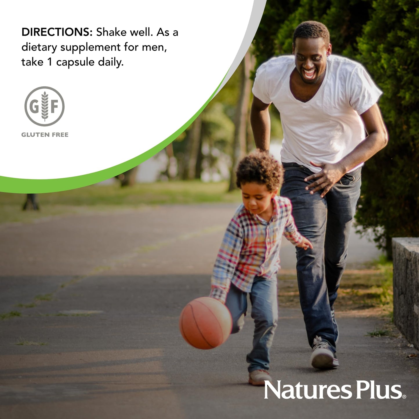 Natures Plus GI Natural Probiotic Men - 30 Capsules - Digestive & Prostate Health, Immune Strength - Includes Saw Palmetto - Gluten Free - 30 Servings