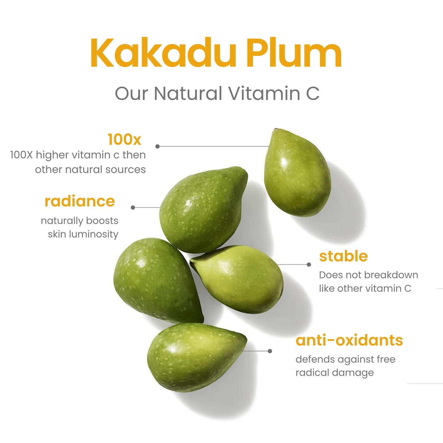 Natural Outcome Vitamin C Serum with Vitamin E & Ferulic Acid | Anti-Aging Radiance Restoring Facial Serum | Powerful Antioxidant Lift Fine lines, Wrinkles, & Sunspots | Firms & Hydrates Skin | 1 Oz