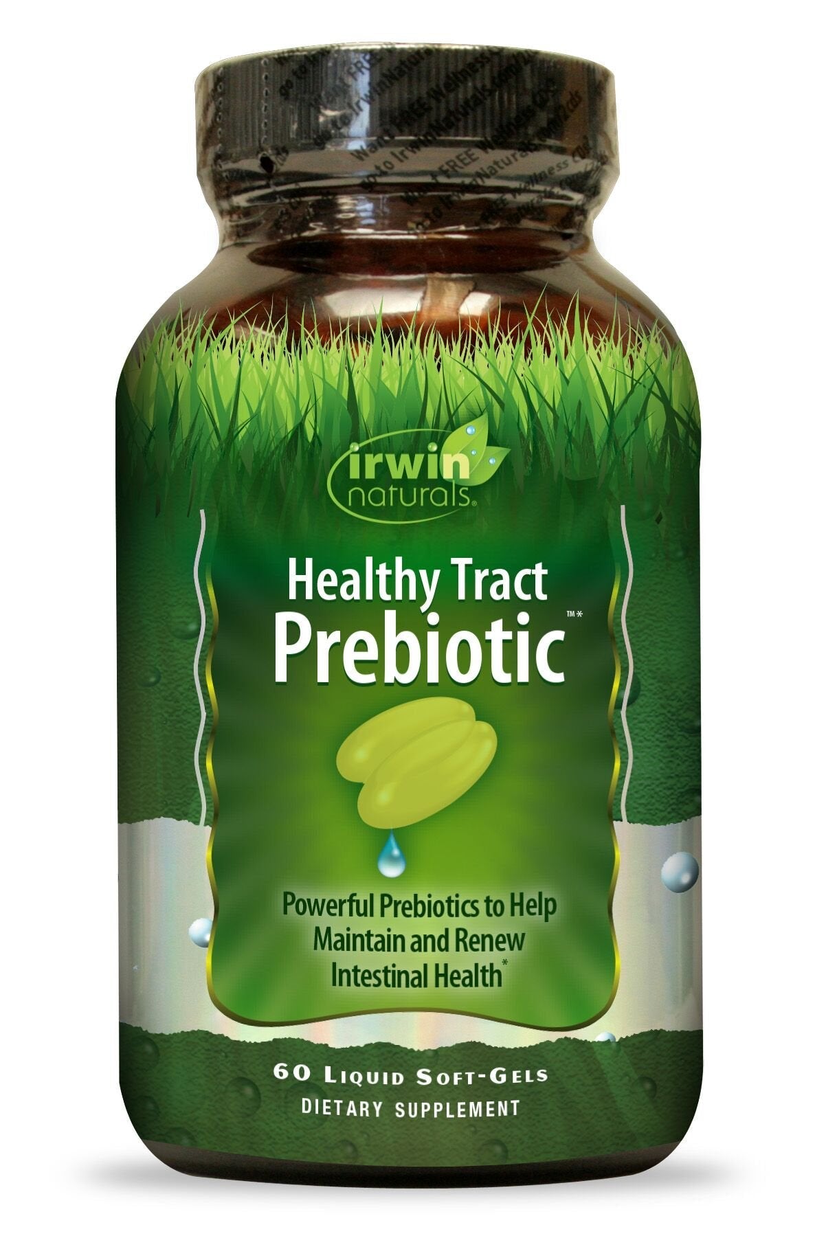 Irwin Naturals Healthy Tract Prebiotic Supplement, 60 Count