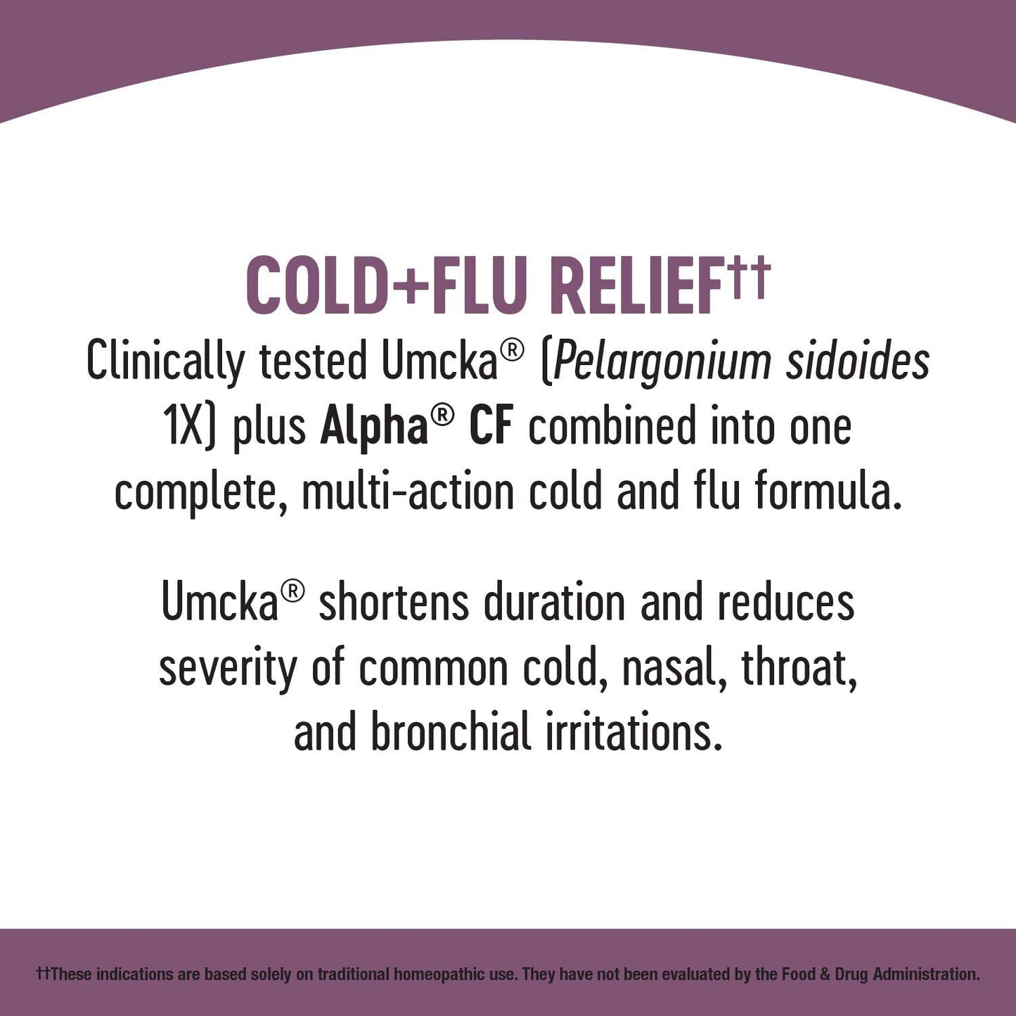 Nature's Way Cold+Flu Relief Syrup, Umcka, Fever*, Sore Throat, Cough, Congestion, Body Aches*, Homeopathic, Phenylephrine Free, 0.05% Alcohol, Berry Flavored, 4 Fl Oz (Packaging May Vary)