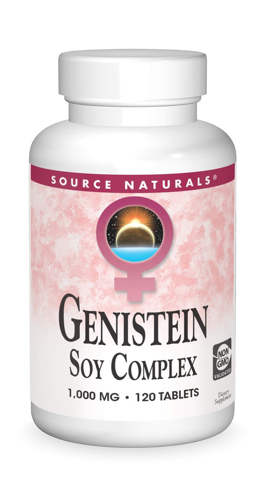 Pre-Order | Arrives in 5–10 Days – Source Naturals Genistein 1000 Mg (Eternal Woman), 120 Tablets