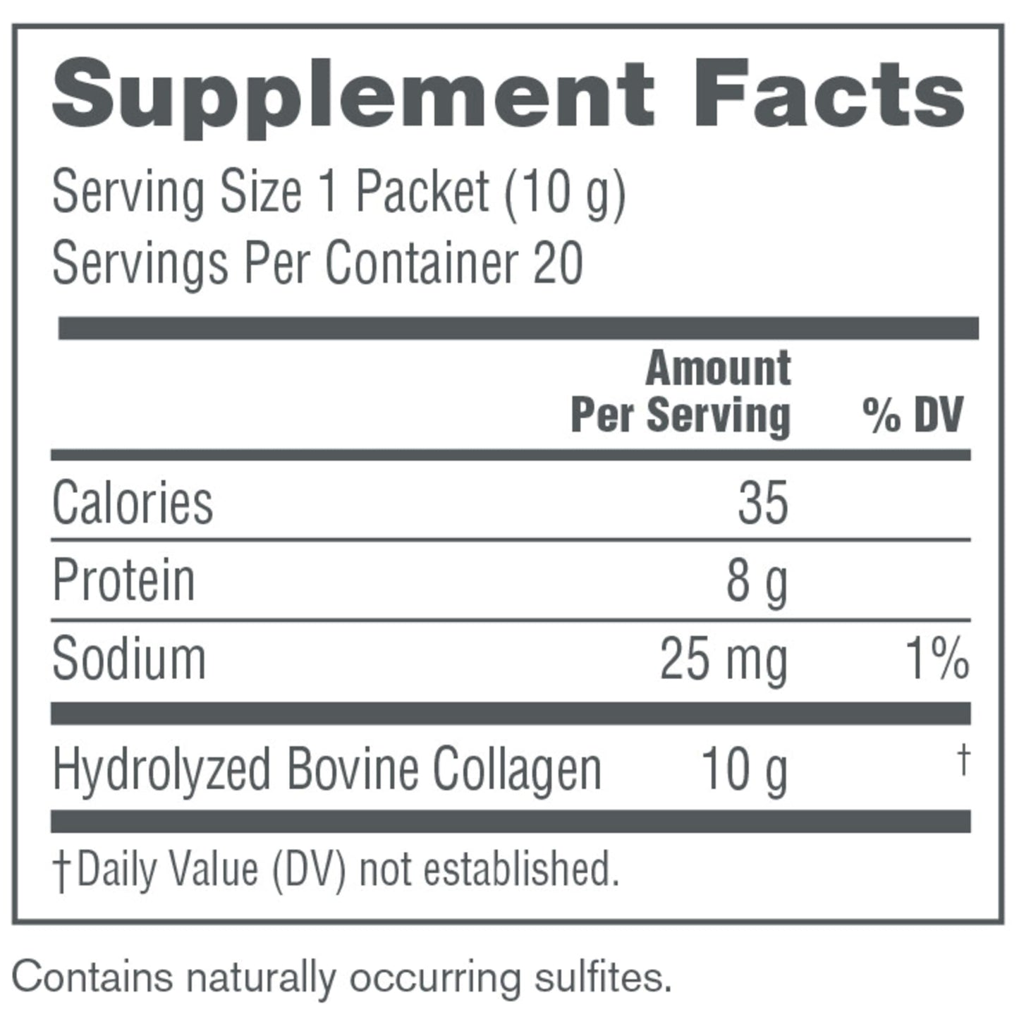 NeoCell Super Collagen Peptides, 10 g Collagen/Single-Serve Packet; Keto Certified, Gluten Free; for Healthy Skin, Hair, Nails and Joint Support;* Unflavored Powder, 20 Servs, 7 Oz.