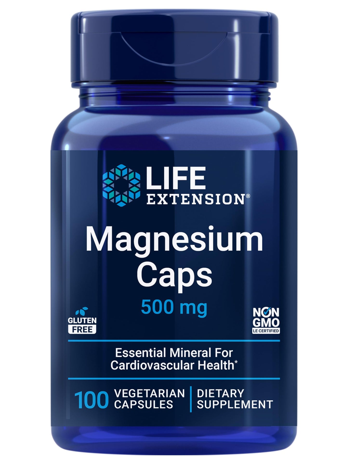 Life Extension Two-Per-Day Multivitamin with Vitamins C&D and Magnesium Capsules 500mg for Heart, Brain, Bone, Cellular Health