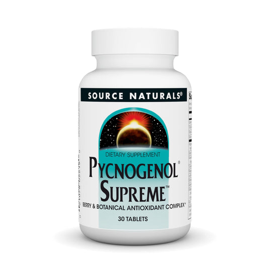 Pre-Order | Arrives in 5–10 Days – Source Naturals Pycnogenol Supreme, Berry & Botanical Antioxidant Complex* - 30 Tablets