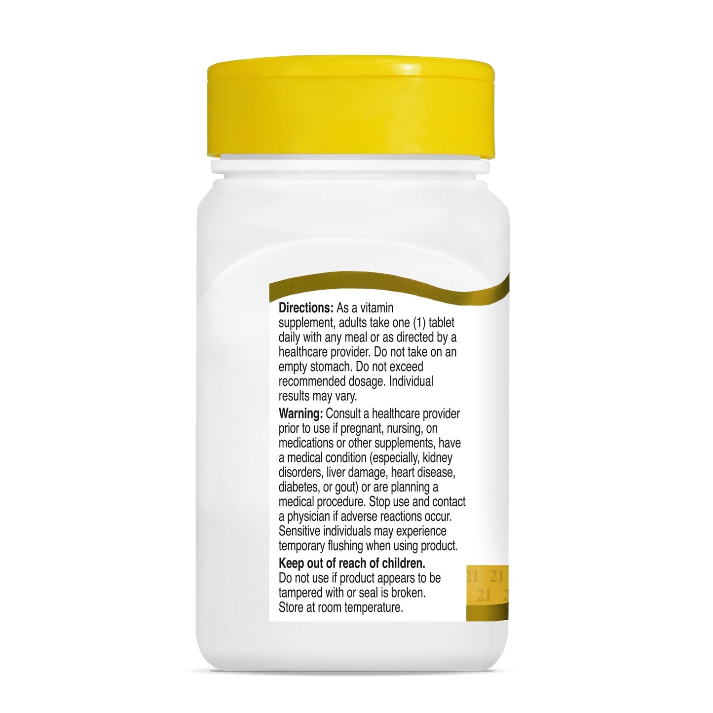 21st Century Niacin 500 mg Prolonged Release Tablets, 100 Count (27474)