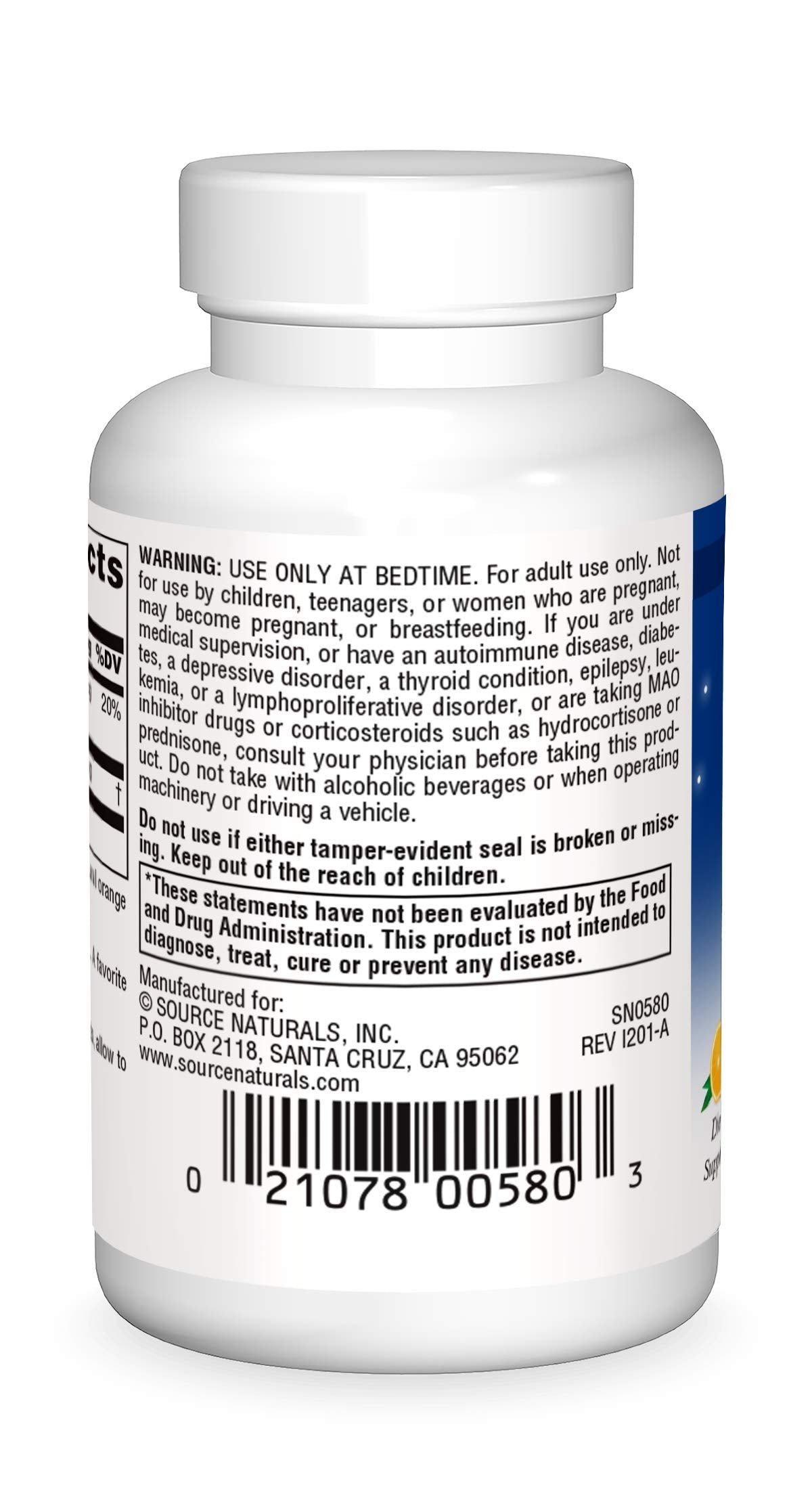 Pre-Order | Arrives in 5–10 Days – Source Naturals Melatonin 5 mg - 100 Orange Flavored Lozenges