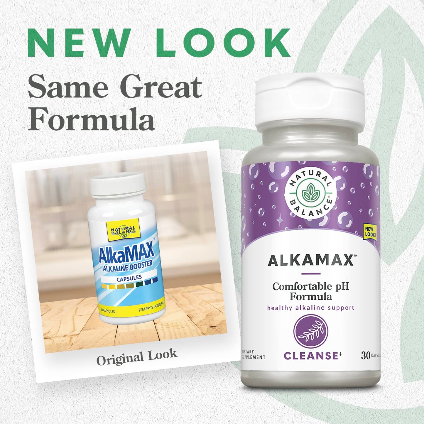 Natural Balance AlkaMax Capsules | pH Booster w/Calcium, Magnesium & Potassium | Formulated to Help Neutralize Acidity | 30 CT