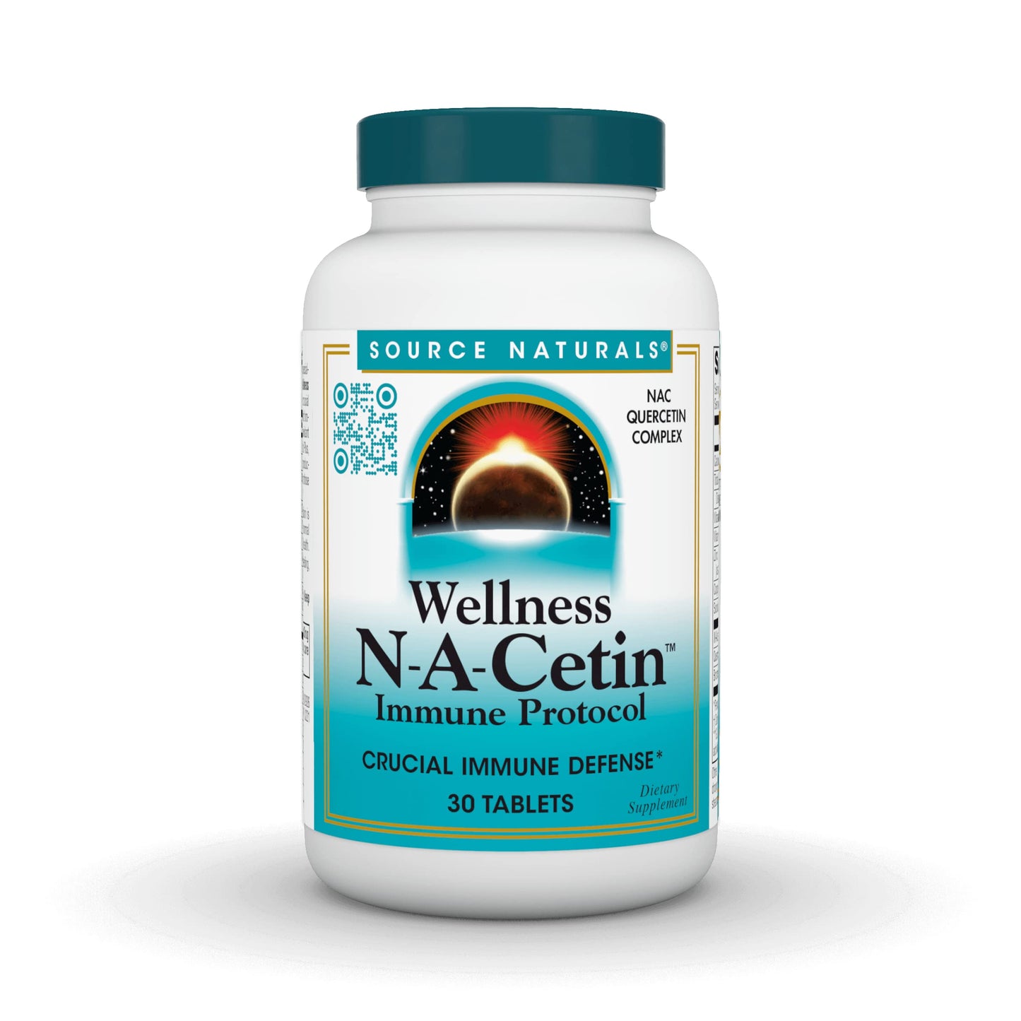 Source Naturals Wellness N-A-Cetin Immune Protocol, Crucial Immune Defense* - 30 Tablets
