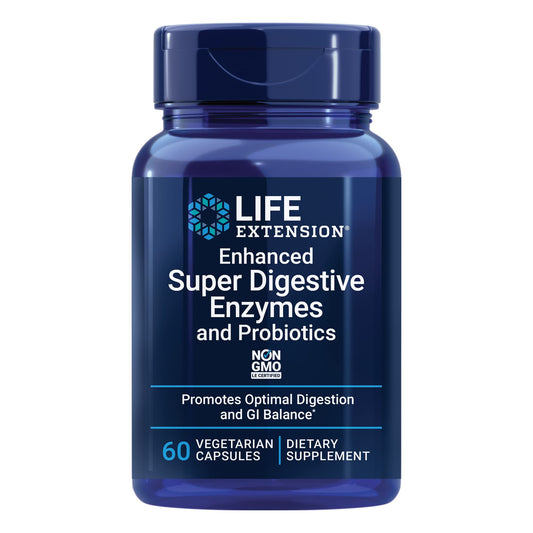 Life Extension Super Omega-3 Fish Oil, Sesame & Olive Extract with Super Digestive Enzymes & Probiotics - 240 Softgels & 60 Capsules