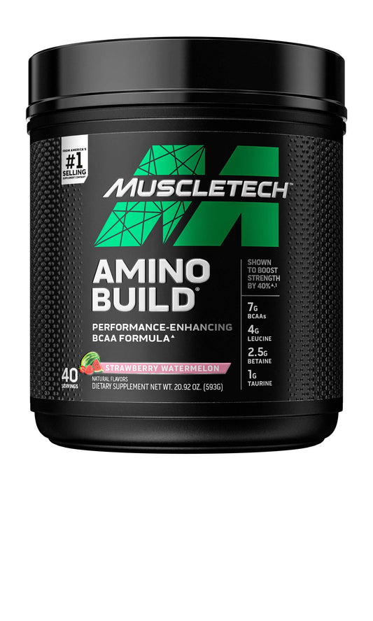 Muscletech Whey Protein Powder & BCAA Amino Acids Powder Muscle Building Formula with Whey Isolate, Peptides, BCAAs & Electrolytes (4 Pound, 40 Servings)