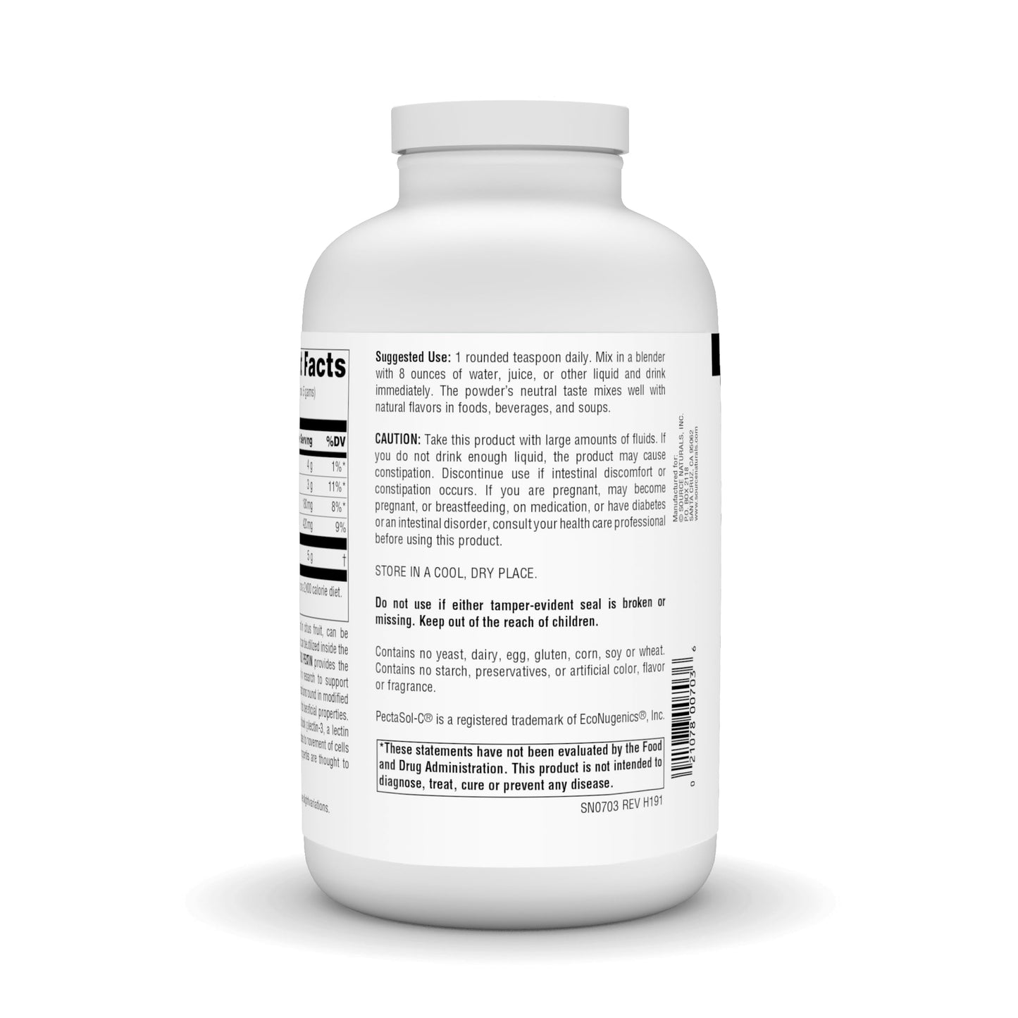 Pre-Order | Arrives in 5–10 Days – Source Naturals Modified Citrus Pectin Pectimmune 400 Gm, 0.1 Pound