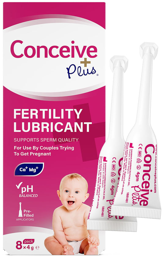 Pre-Order | Arrives in 5–10 Days – Conceive Plus Fertility Lubricant | for Use by Couples Trying to Conceive | 8 Pre-Filled Applicators