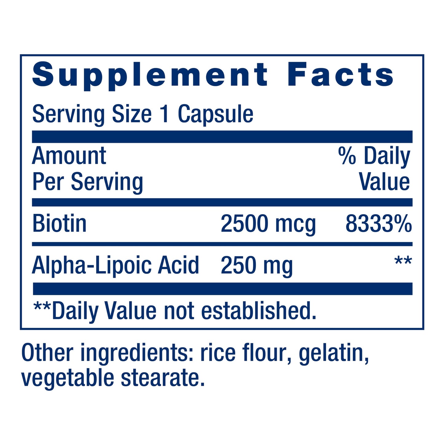 Life Extension Alpha-Lipoic Acid with Biotin, for Cell Protection, Universal antioxidant for Liver & Nerve Health, Gluten-Free, Non-GMO, 60 Capsules