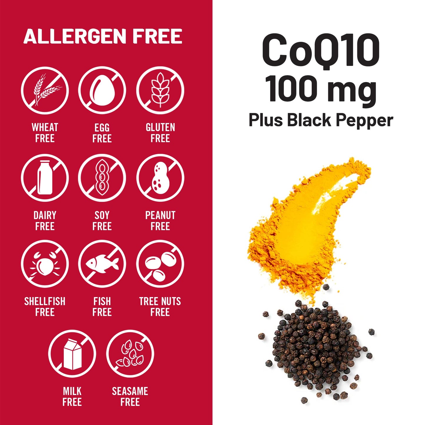 NatureWise CoQ10 100mg + Black Pepper Softgels - High Absorption Coenzyme Q10 + Black Pepper - Antioxidant for Heart Health + Cellular Energy - Vegan, Non-GMO, Gluten-Free - 30 Count[30-Day Supply]