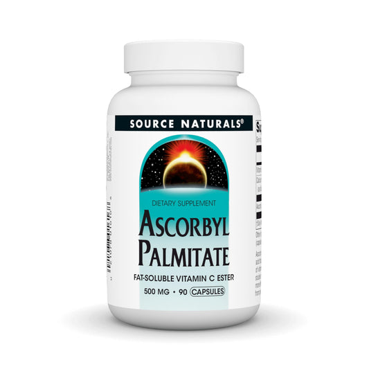 Pre-Order | Arrives in 5–10 Days – Source Naturals Ascorbyl Palmitate 500mg, 90 Capsules