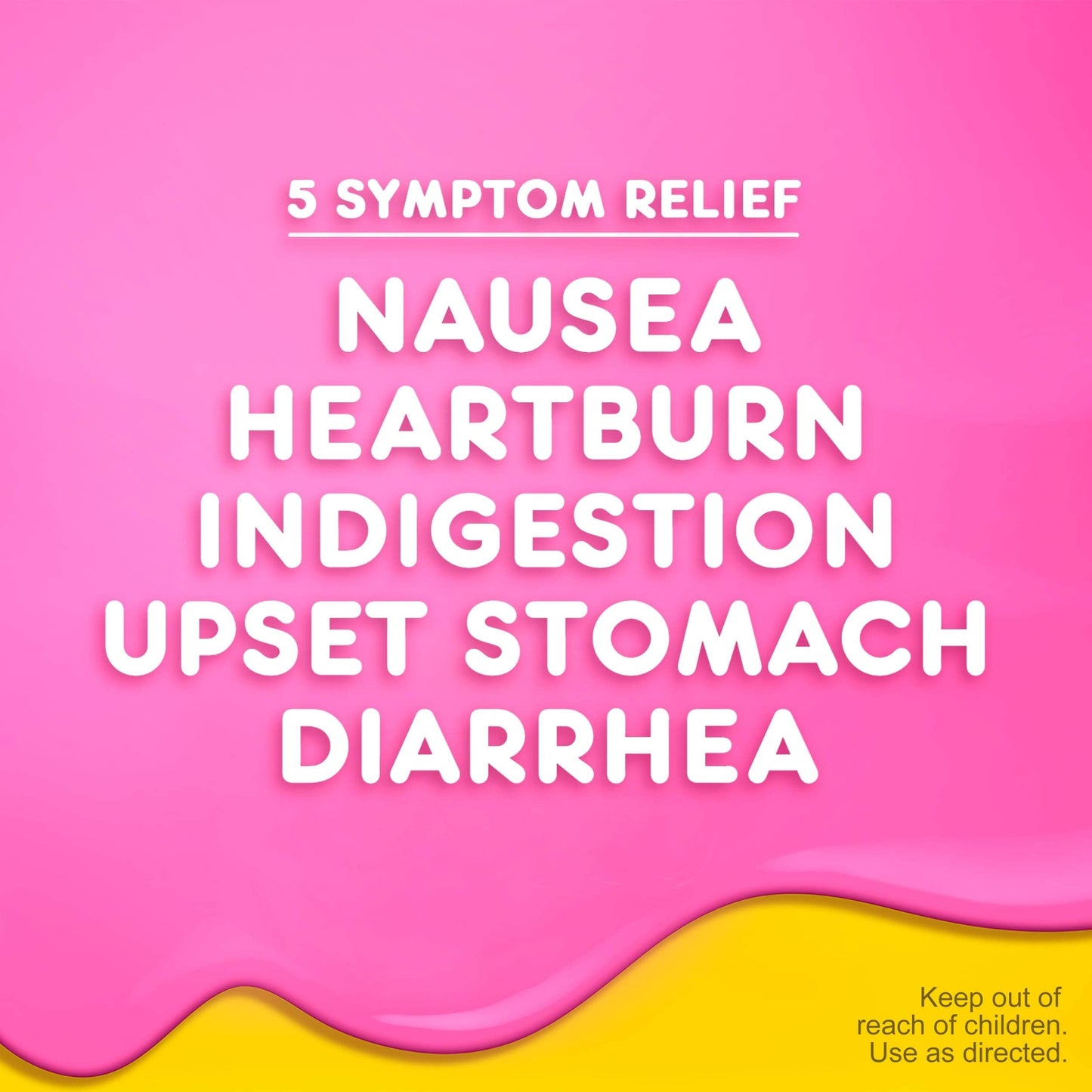 Pepto Bismol Caplets for Nausea, Heartburn, Indigestion, Upset Stomach, and Diarrhea - 5 Symptom Fast Relief in a Convenient Form 24 ct (Pack of 4)