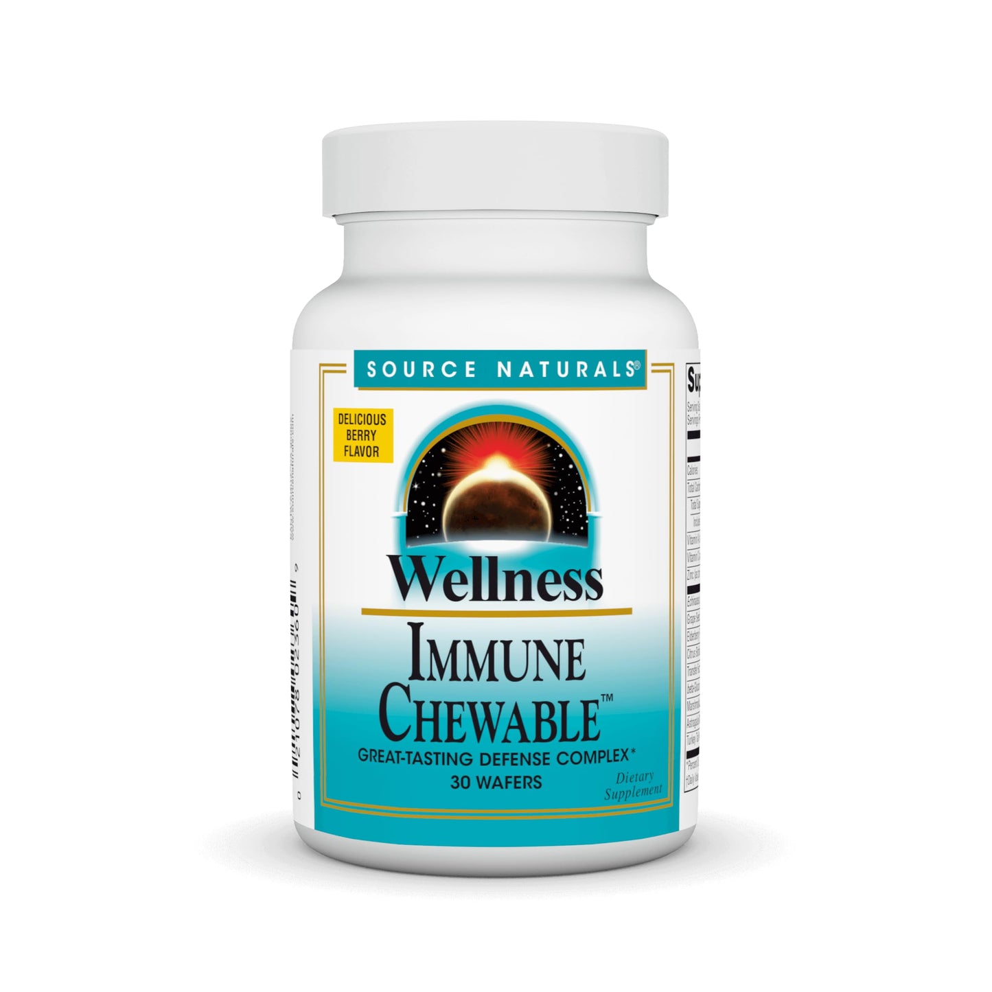 Source Naturals Wellness Immune Chewable Defense Complex* - 30 Chewables Wafers