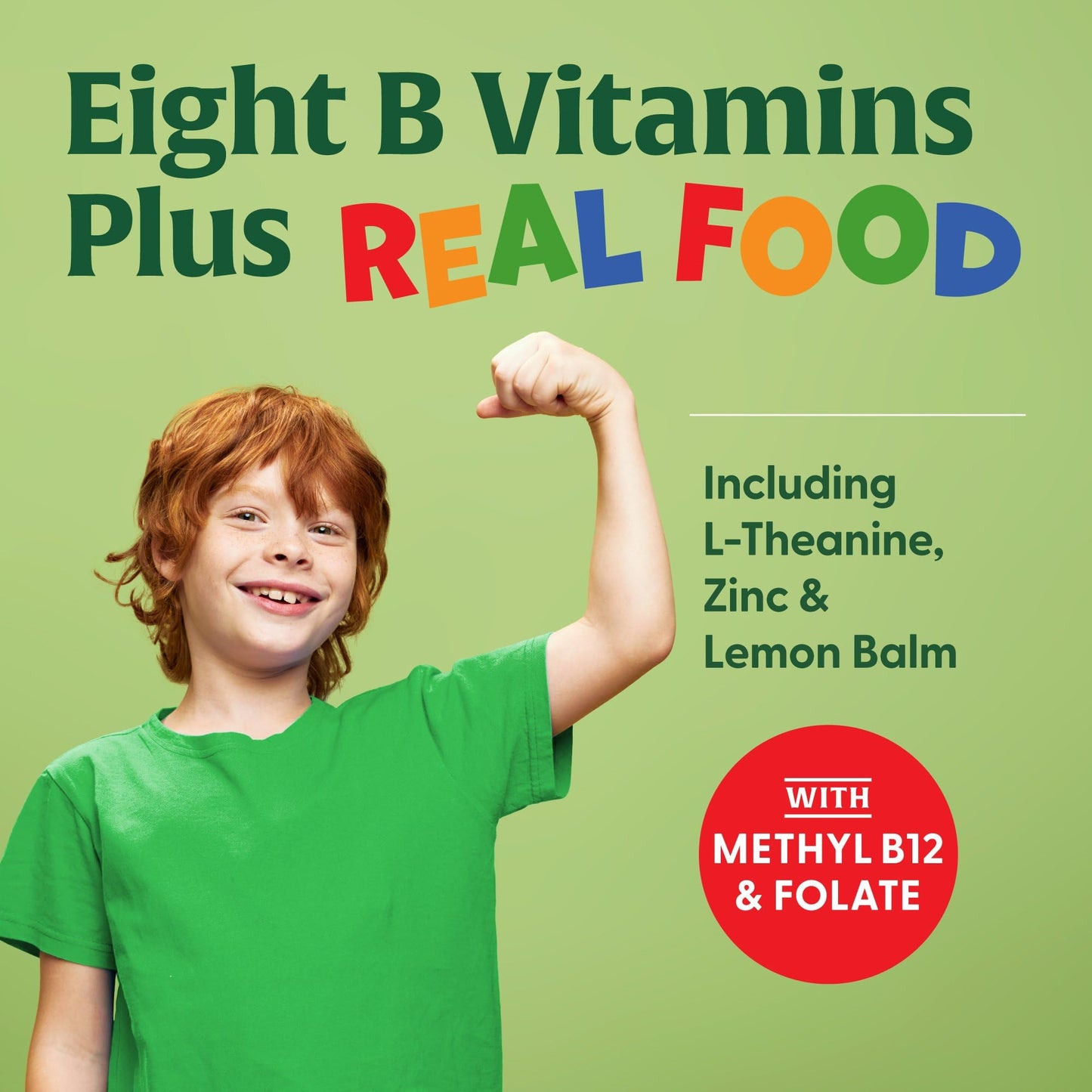 MegaFood Kids B Complex - B Complex Vitamin Supplement, 8 B Vitamins - Vitamin B6, Vitamin B12, Folate, Biotin & More, Supports Cellular Energy Production, Vegetarian, Gluten Free – 90 Mini Tablets