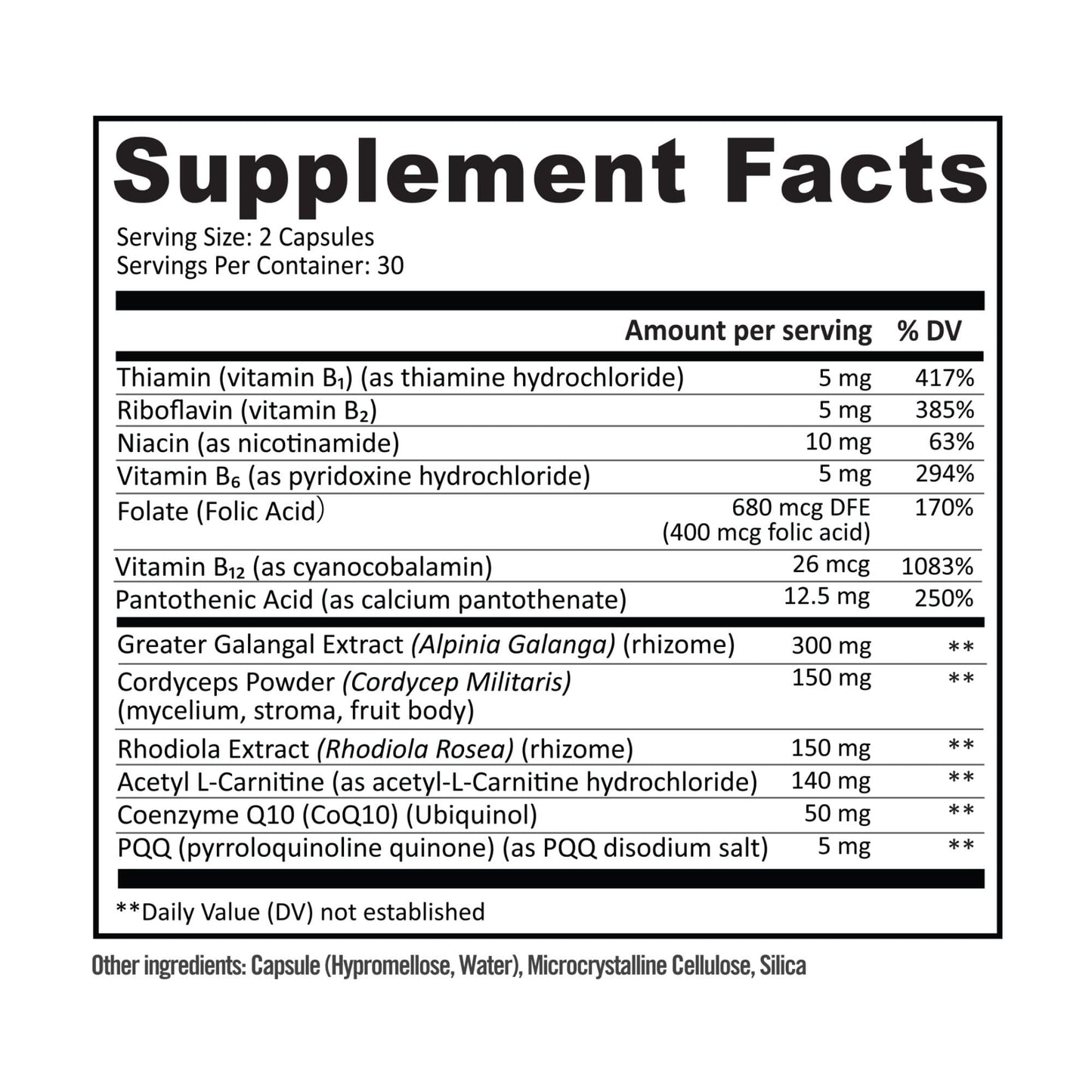 InergyPLUS | Energy Vitamins for Women, Fatigue, Natural Energy Supplements for Focus | Vitamin B12, Folic Acid, Rhodiola Rosea, Cordyceps, CoQ10, Caffeine Free | Packaging Vary | 60 Ct