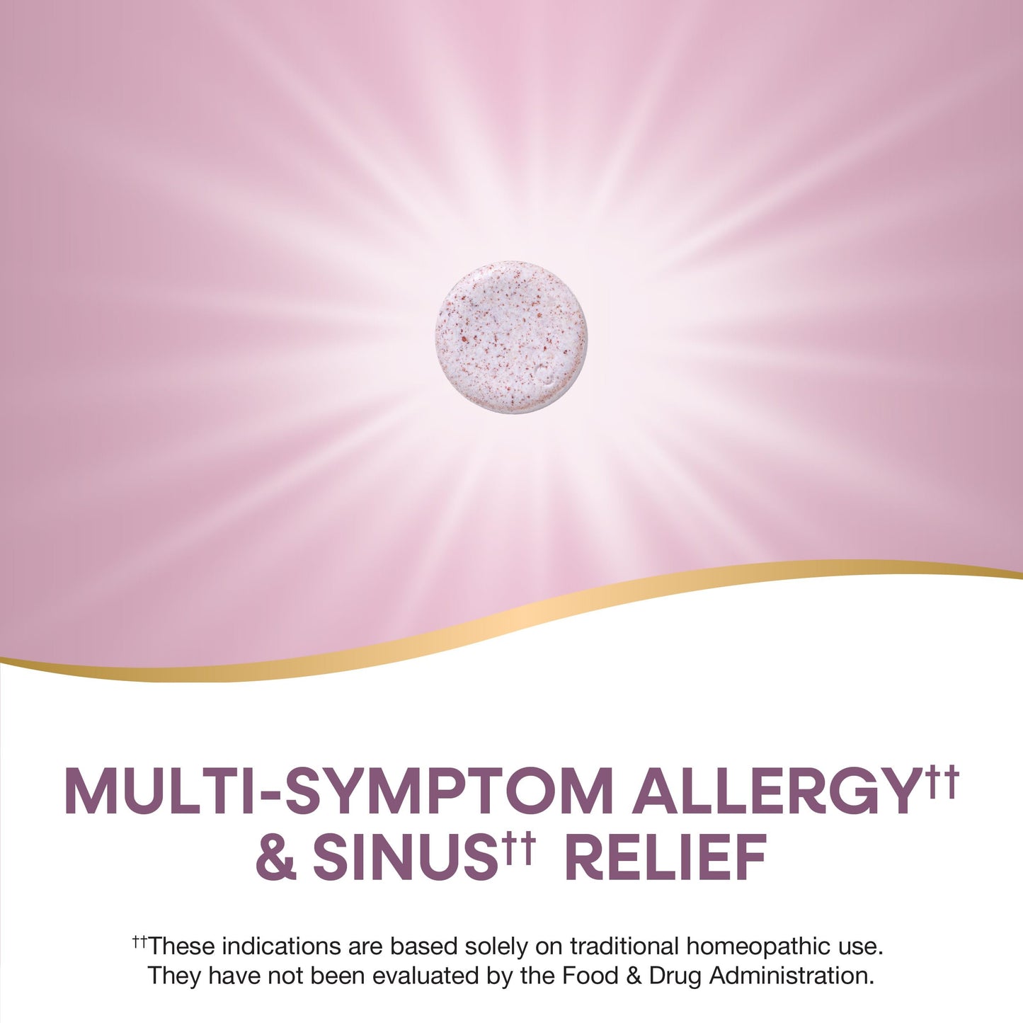 Nature's Way Allergy+Sinus Relief Chewables, Umcka, Sneezing*, Runny Nose*, Headache*, Cough, Congestion, No Phenylephrine, Non-Drowsy, Cherry Flavored, 20 Chewable Tablets (Packaging May Vary)