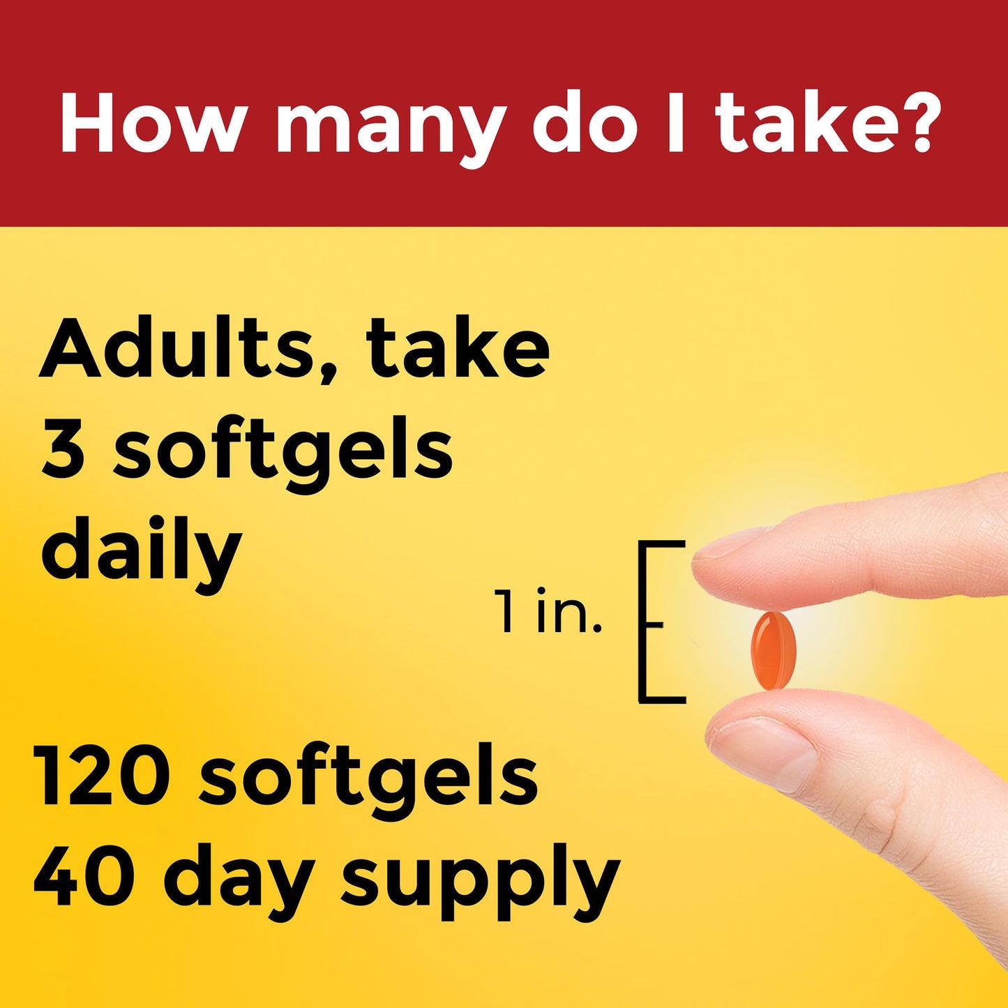 Nature Made CoQ10 300mg per 3 Softgels, Heart Health & Antioxidant Support, 120 Softgels, 40 Day Supply