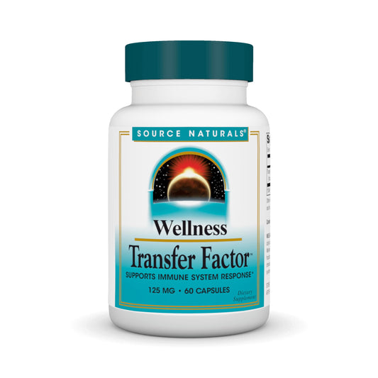 Pre-Order | Arrives in 5–10 Days – Source Naturals Wellness Transfer Factor, Supports Immune System Response* 125mg, 60 Capsules