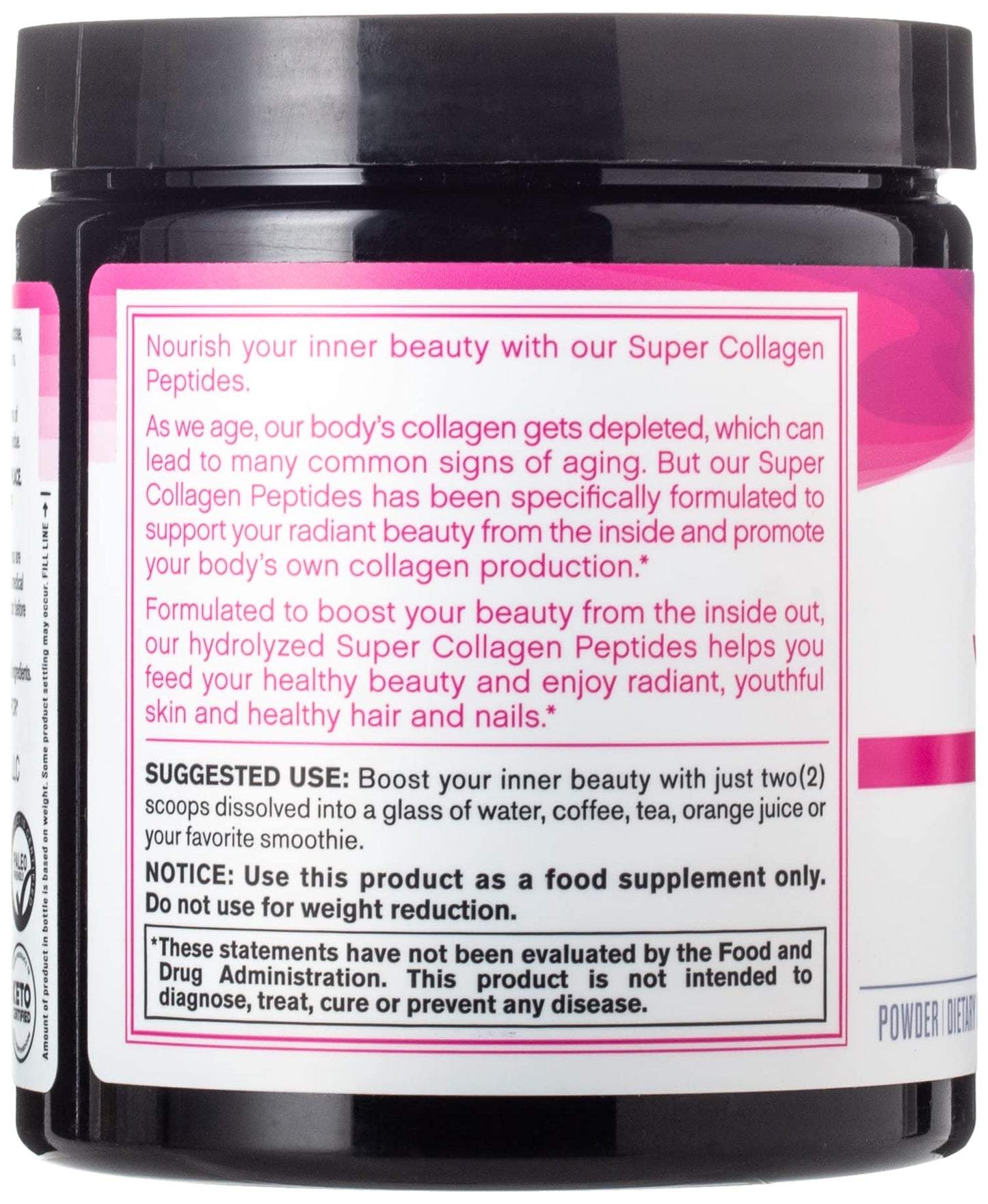 Neocell Super Collagen Powder A 6,600mg Collagen Types 1 & 3 - Unflavored - 7 Ounces