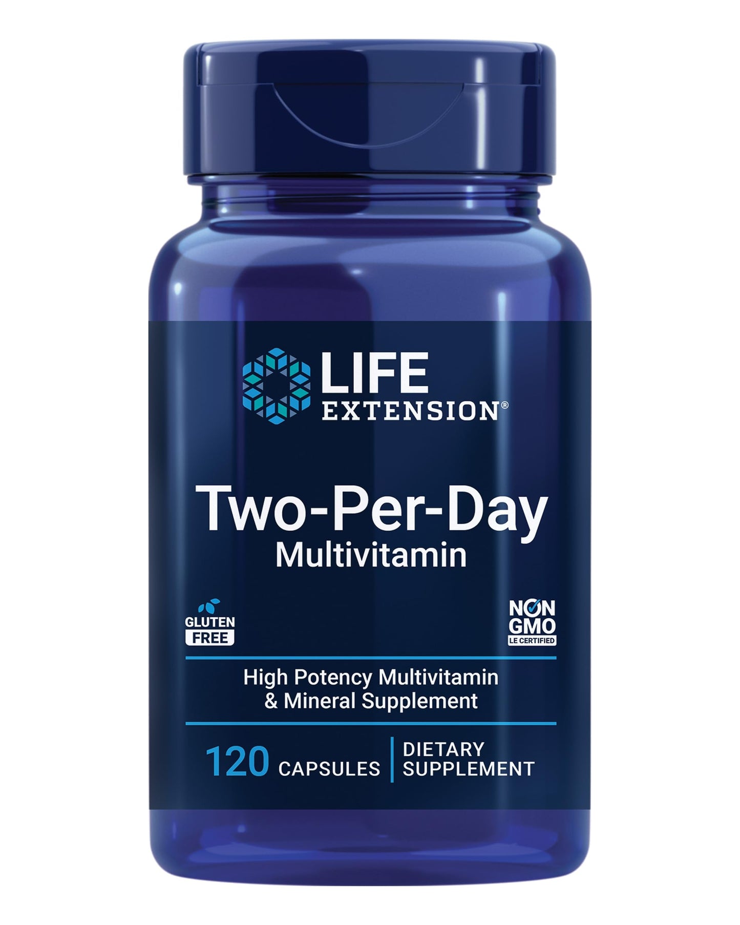 Life Extension Two-Per-Day Multivitamin 120 Capsules & 120 Tablets - Vitamins B, C, D, Zinc & Over 25 Vitamins, Minerals & Extracts