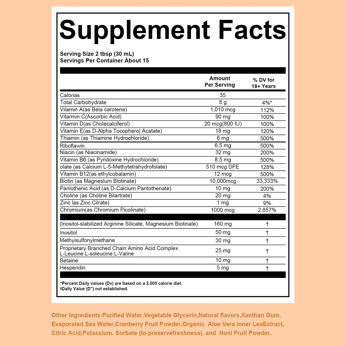 Zeniber Liquid Morning Multivitamin Hair Growth & Biotin 10000mcg,MaayRuth multivitamin Hair Growth,Liquid Multivitamins for Women, Vegan, Sugar Free, Reduces Wrinkles, 15.22 OZ