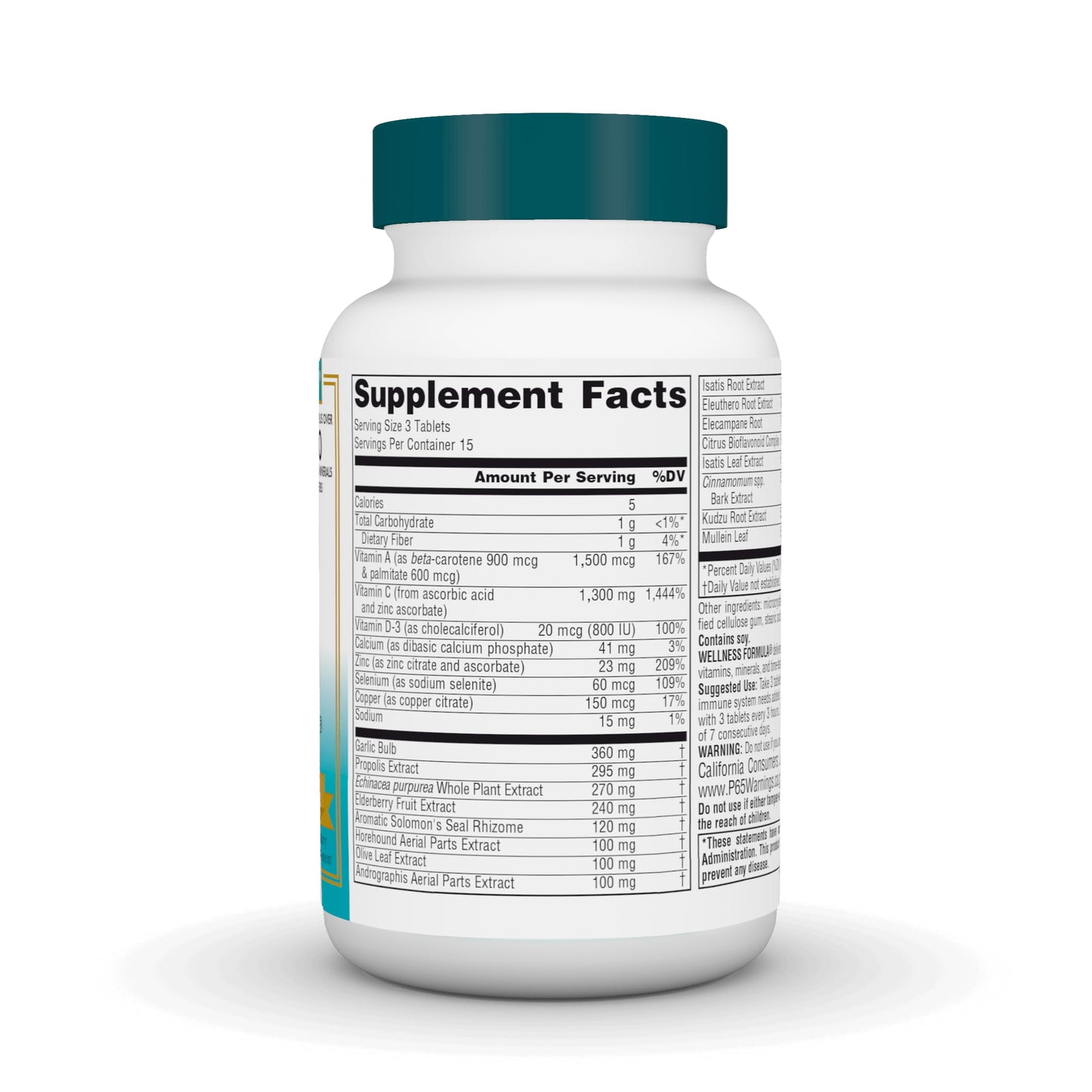 Pre-Order | Arrives in 5–10 Days – Source Naturals Wellness Formula Bio-Aligned Vitamins - Immune System Support Supplement & Immunity Booster* - 45 Tablets