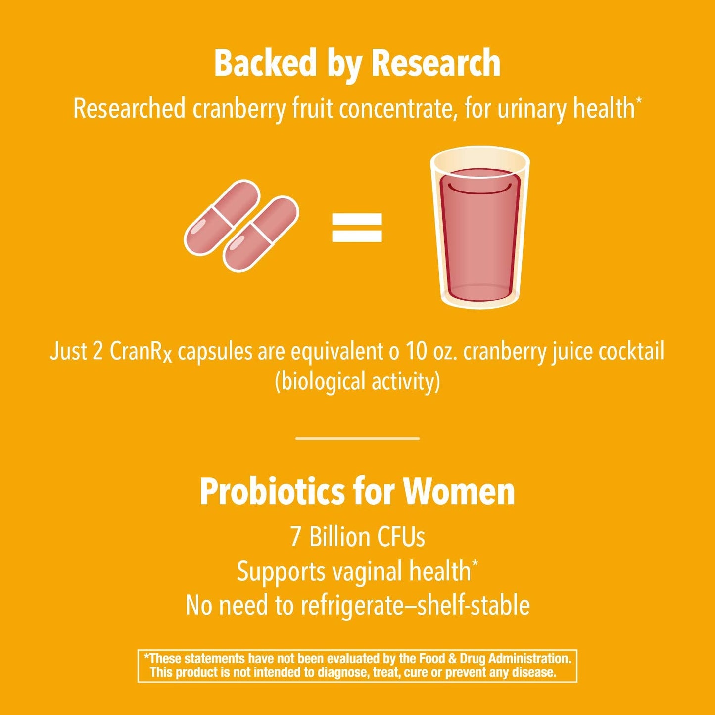 Nature's Way CranRx Bioactive Cranberry with Probiotics, Supports Urinary Health*, 60 Capsules