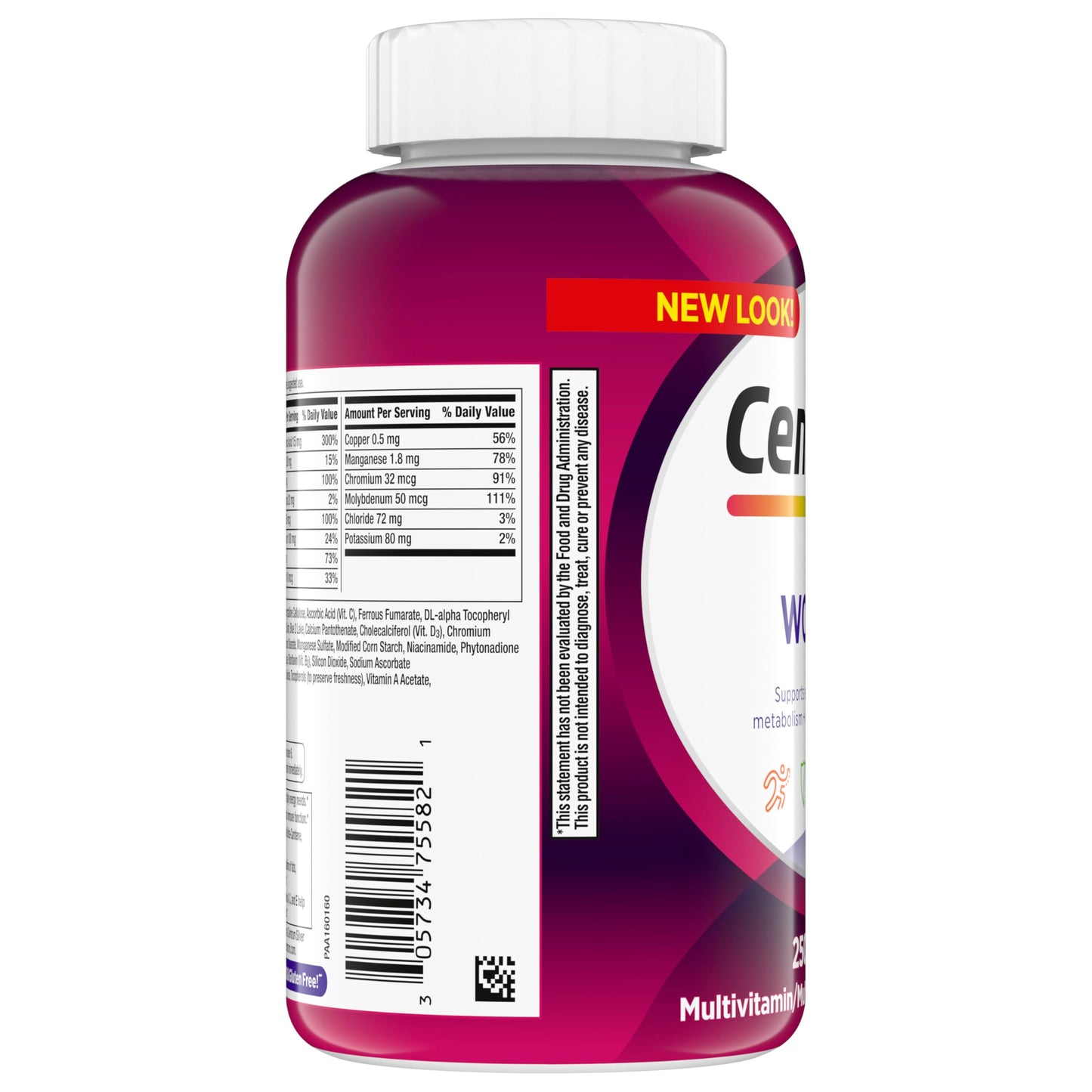 Pre-Order | Arrives in 5–10 Days – Centrum Multivitamin for Women, Multivitamin/Multimineral Supplement with Iron, Vitamin D3, B Vitamins and Antioxidant Vitamins C and E, Gluten Free, Non-GMO Ingredients - 250 Count
