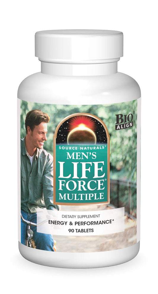 Pre-Order | Arrives in 5–10 Days – Source Naturals Men's Life Force - 90 tabs