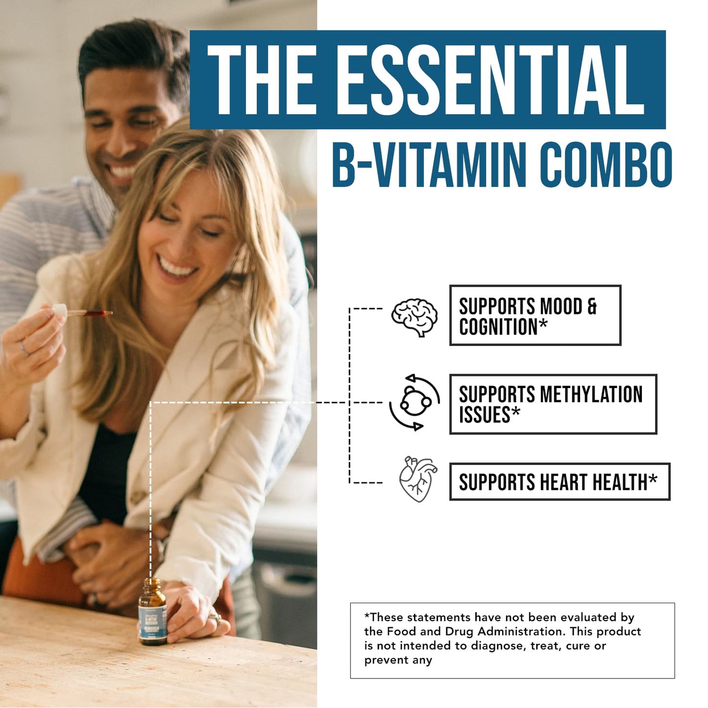Organic L Methylfolate 7.5 mg Plus Methyl B12 Cofactor - Metabolically Active 5-MTHF Form, Superior Form of Folate - Organic Berry Flavor, Liquid Sublingual Form – Mood, Cognition, Methylation (1oz)